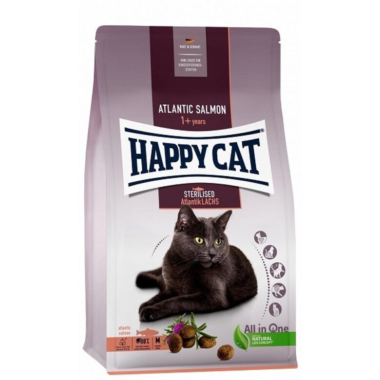 Happy Cat Sterilised Adult Atlantik-Lachs 4 kg